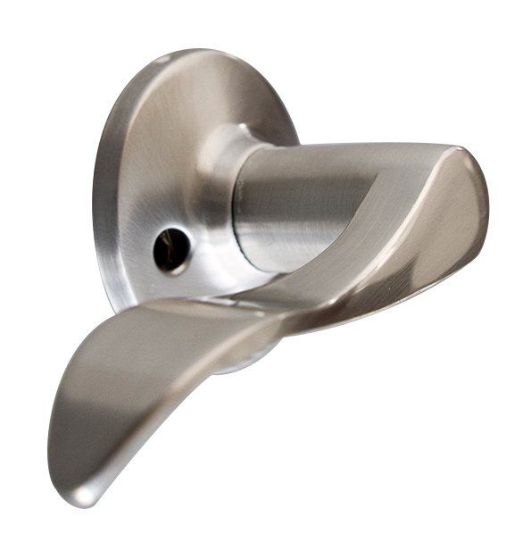 Design House 726984 Stratford Left Hand Dummy Door Knob, Satin Nickel