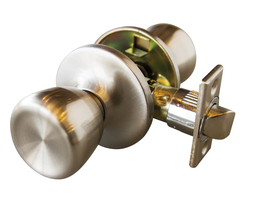 Design House 728667 Terrace 6-Way Universal Passage Door Knob, Satin Nickel