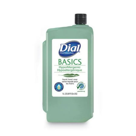 Basics MP Free Liquid Hand Soap, Unscented, 1 L Refill Bottle, 8/Case