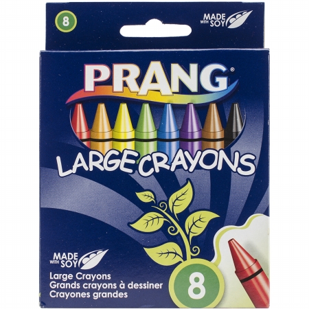 Soybean Crayons, Large, 8 Colors