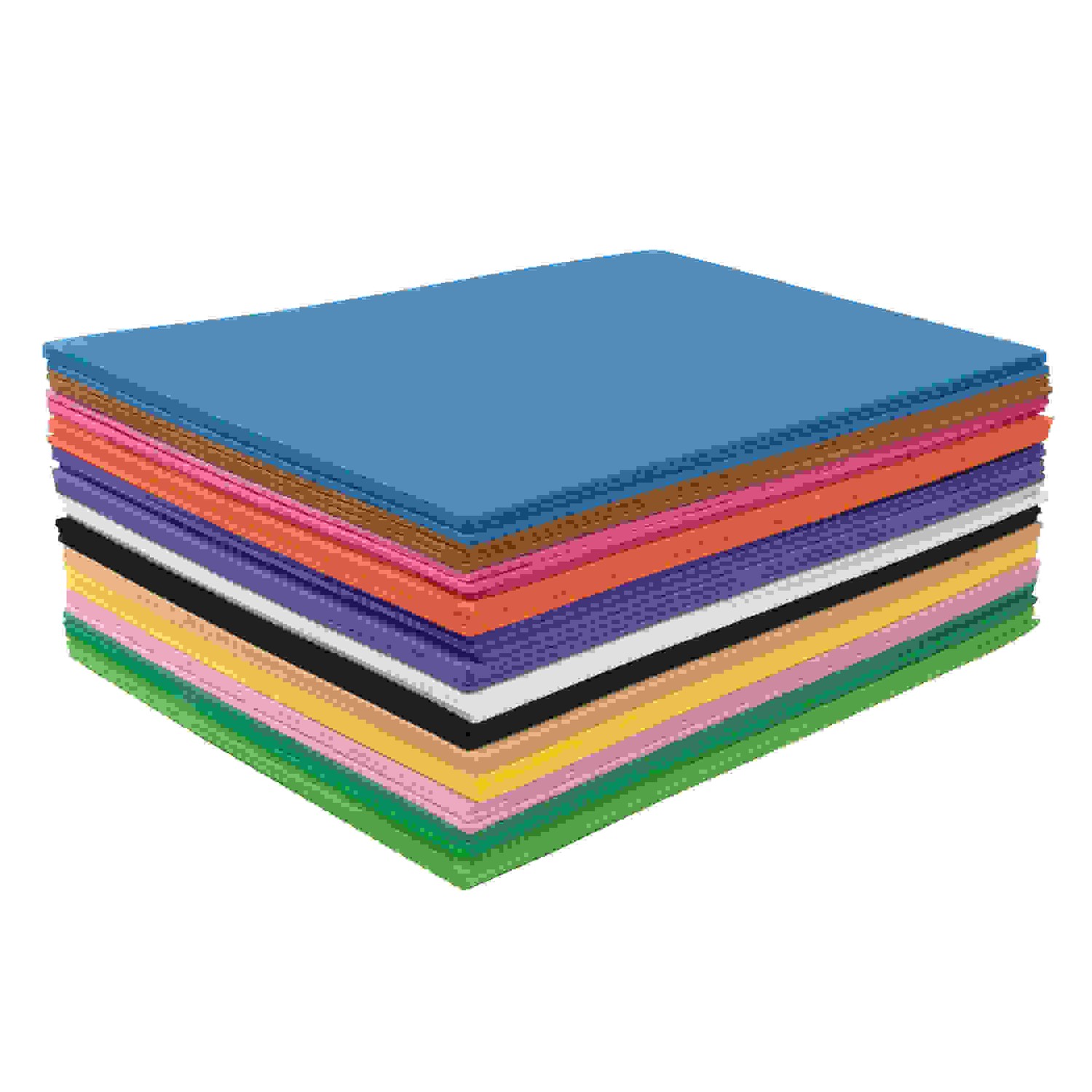 WonderFoam Sheets, Assorted Colors, 5.5" x 8.5", 40 Sheets