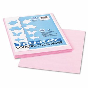 Construction Paper, Pink, 9" x 12", 50 Sheets