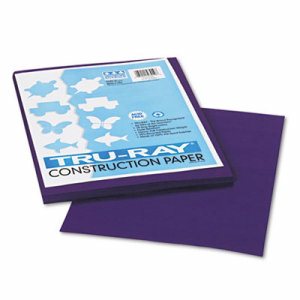 Construction Paper, Purple, 9" x 12", 50 Sheets