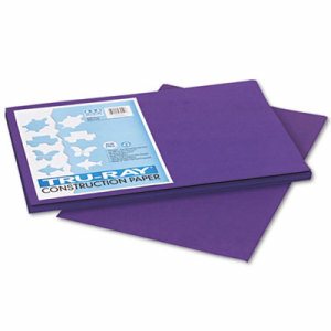 Construction Paper, Purple, 12" x 18", 50 Sheets