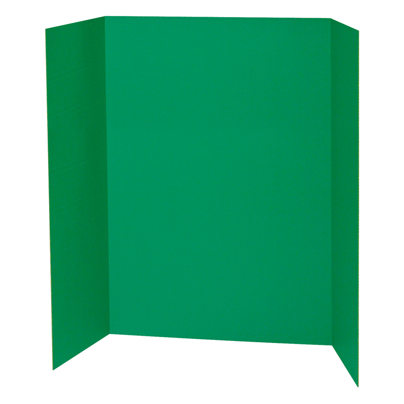 Presentation Board, Green, Single Wall, 48" x 36", 1 Board