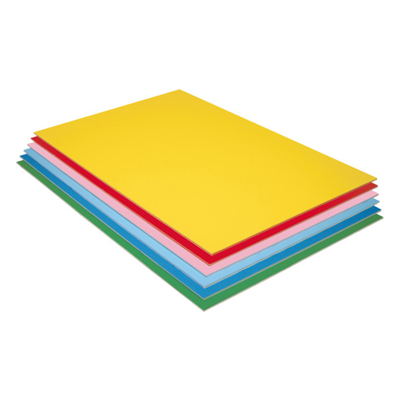 Foam Board, 6 Assorted Colors, Matte, 20" x 30", 12 Sheets