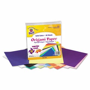 Origami Paper, Assorted Colors, 9" x 9", 40 Sheets