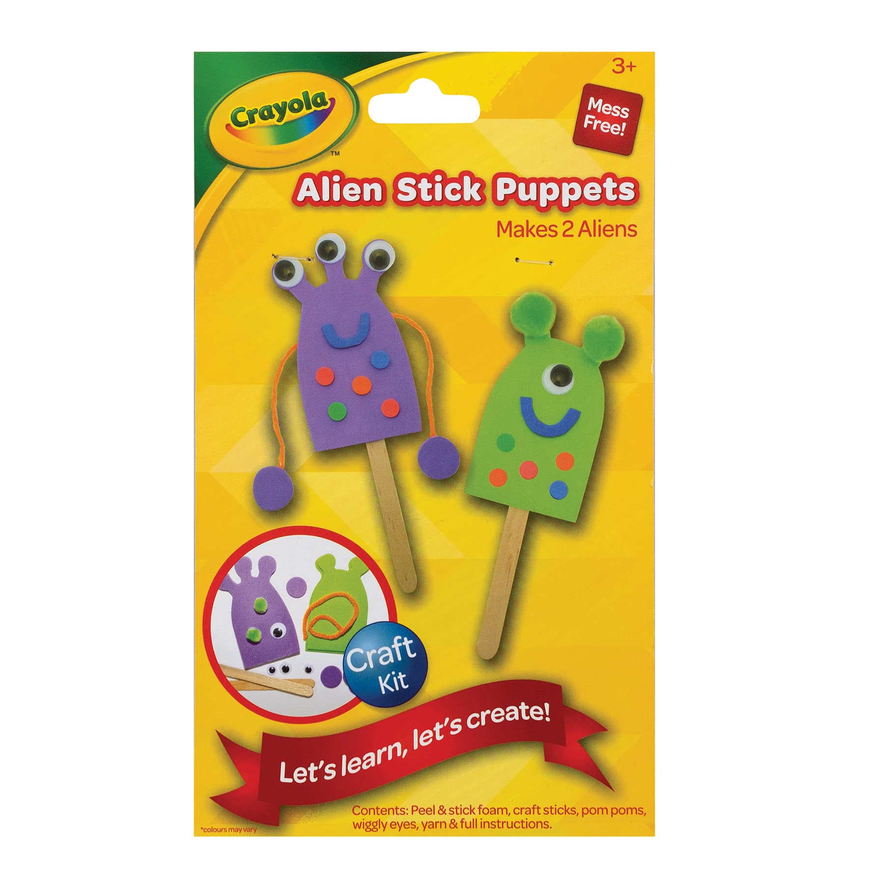 Alien Stick Puppets Kit