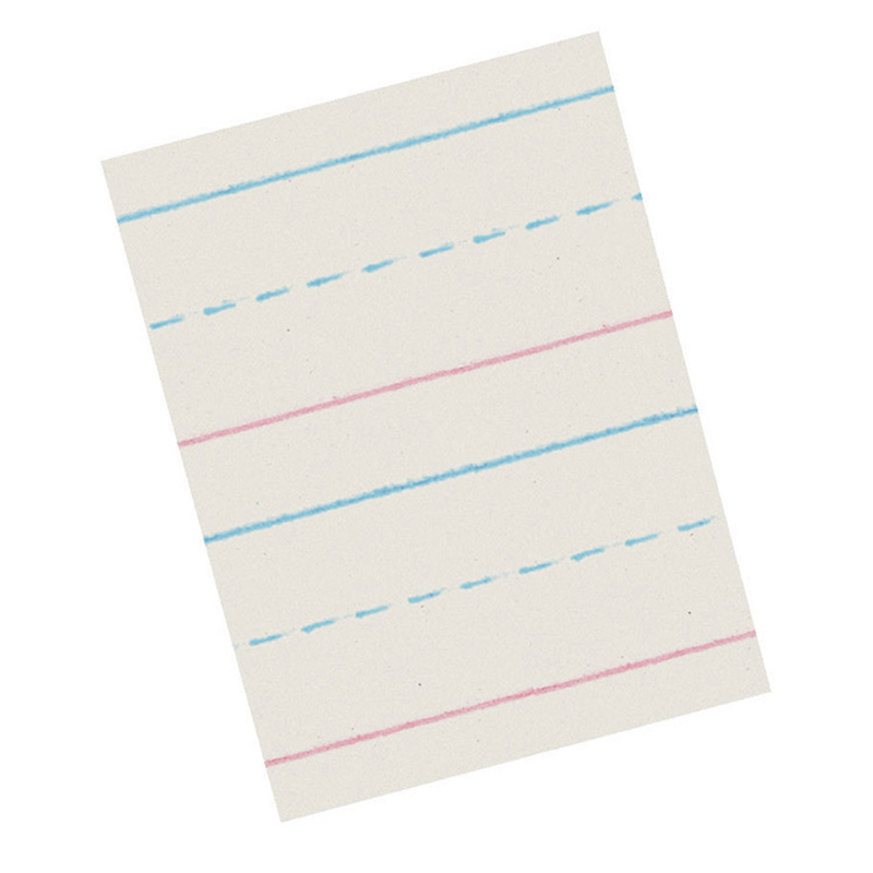 Newsprint Handwriting Paper, Dotted Midline, Grade 1, 5/8" x 5/16" x 5/16" Ruled Long, 10-1/2" x 8", 500 Sheets