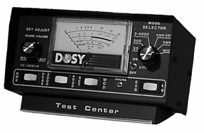 Test Set For 20/200/2000/4000 Watt,Swr,Am,Ssb Mod