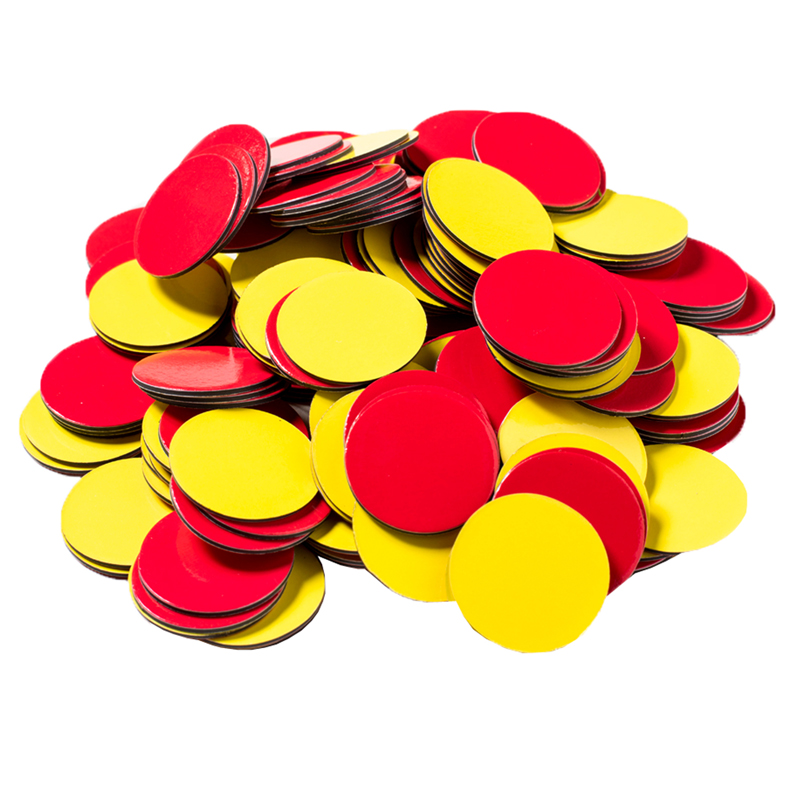 Magnetic Two-Color Counters, Set of 200