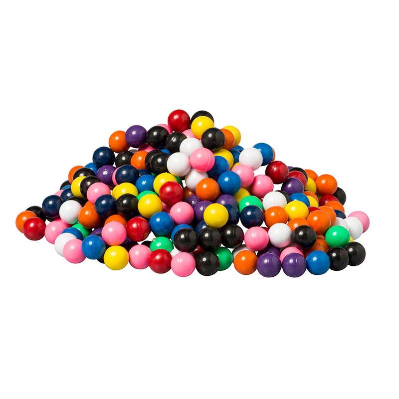 Solid-Colored Magnet Marbles, Set of 400
