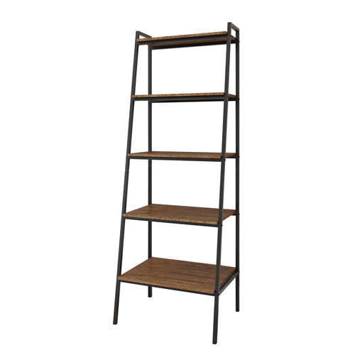 District Indoor Metal 5-Tier Open Ladder Shelf