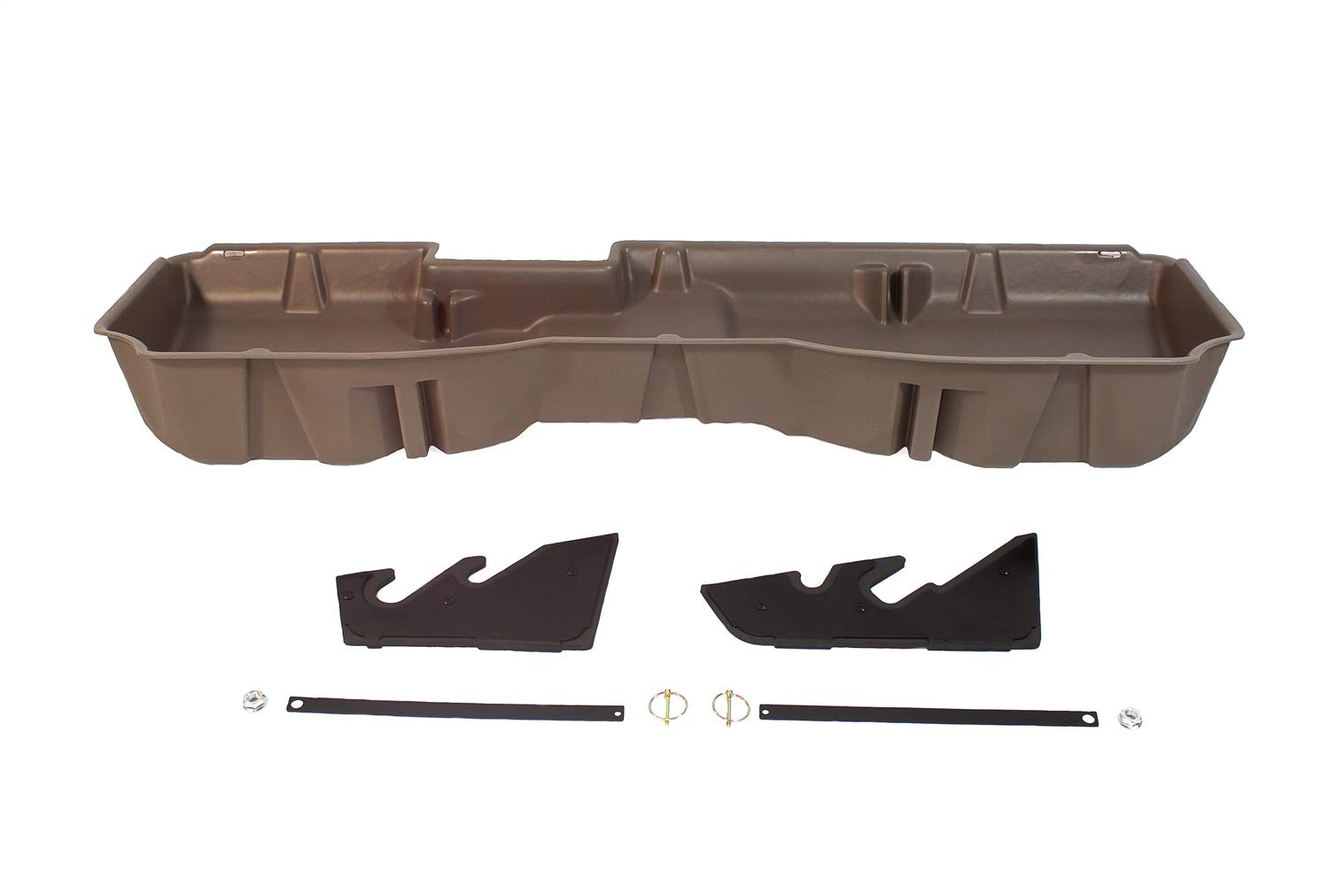 14-17 SILVERADO/SIERRA LIGHT DUTY CREW CAB DU-HA UNDERSEAT STORAGE/GUN CASE SADDLE/BROWN