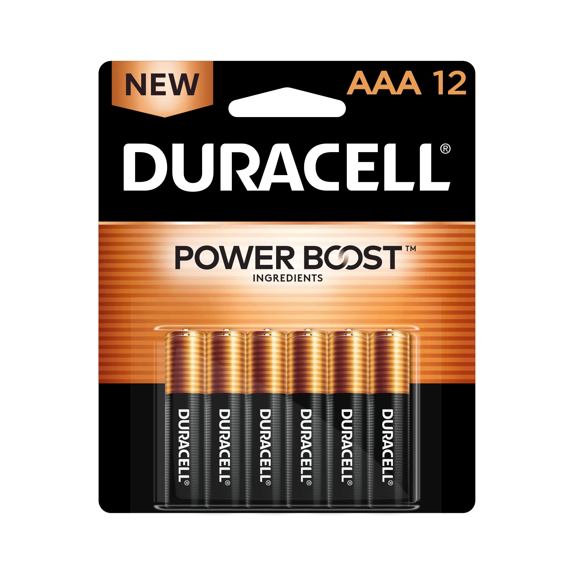 Power Boost CopperTop Alkaline AAA Batteries, 12/Pack