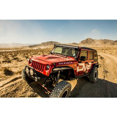 JEEP JK FLAT TUBE FENDERS FRONT AND REAR 07-18 WRANGLER JK