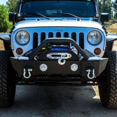 JEEP JK/JL FRONT BUMPER W/FOG LIGHTS FS-13 07-18 WRANGLER JK/JL STEEL STUBBY