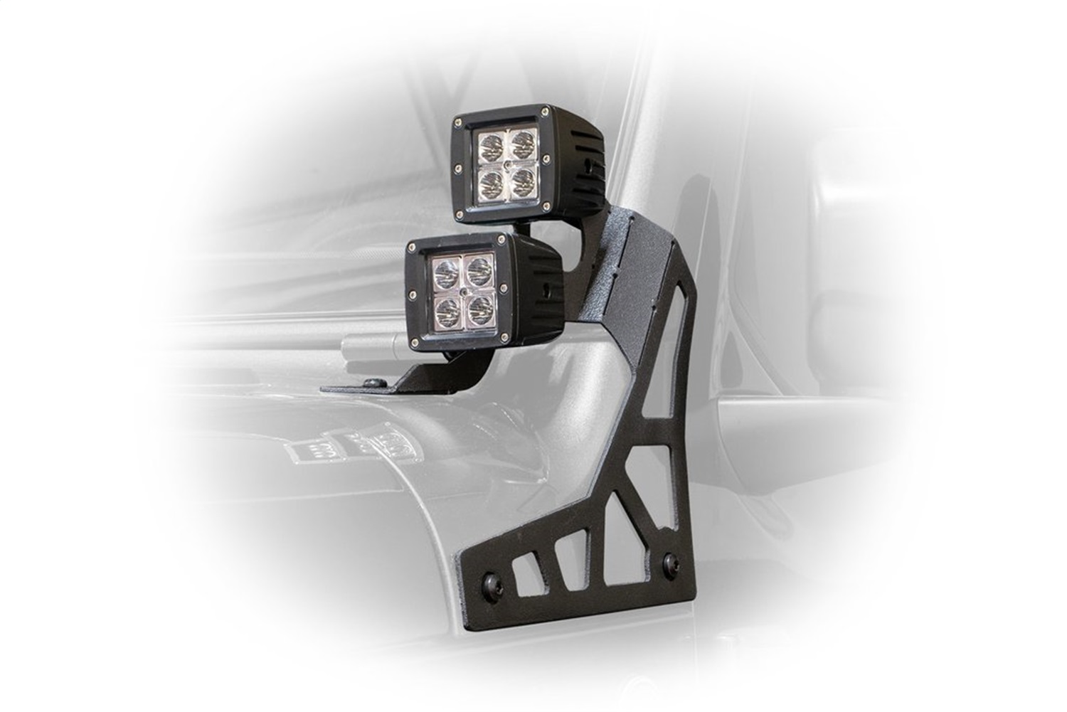 JL A PILLAR POD LED LIGHT MOUNT 18-PRESENT WRANGLER JL 2/4 DOOR DV8 OFFROAOD