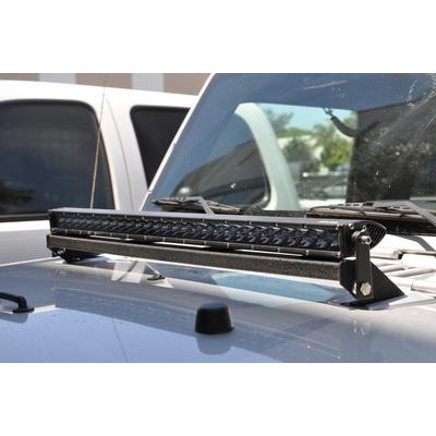 JEEP JL 30 INCH LED LIGHT BAR MOUNT OVER HOOD 18-PRESENT WRANGLER JL 2/4 DOOR