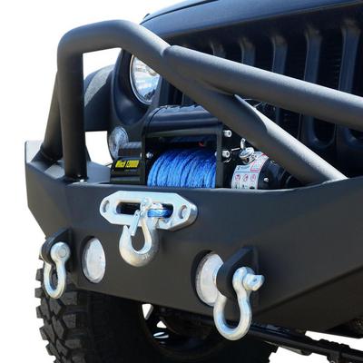 JEEP JK FRONT BUMPER W/FOG LIGHTS 07-18 WRANGLER JK STEEL MID LENGTH