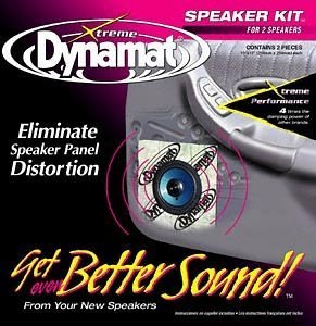 DYNAMAT XTREME 1.4 SQ. FT. SPEAKER KIT; 2 PCS 10"x10"