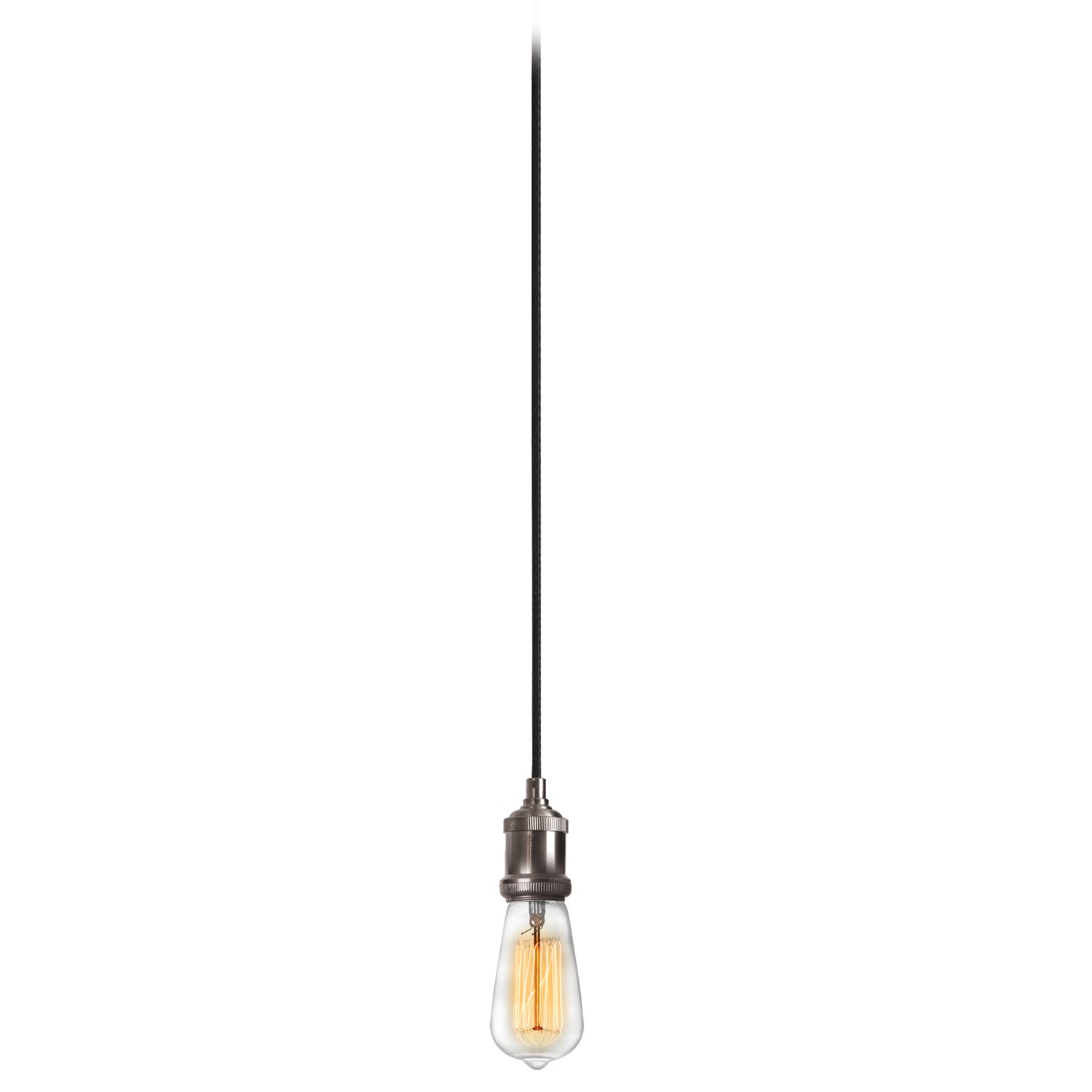 1 Light Pendant, Satin Chrome Finish