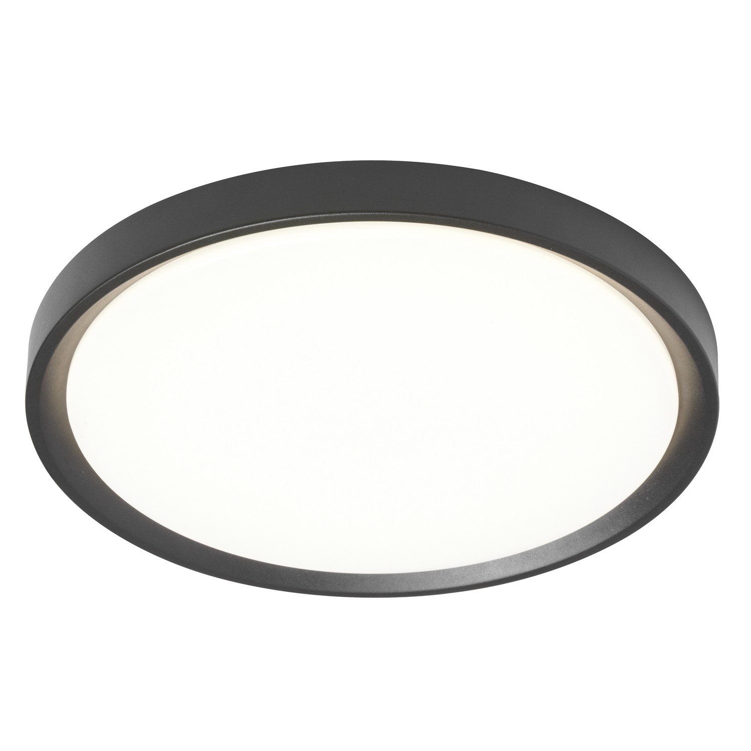 30W Flush Mount, Matte Black Finish