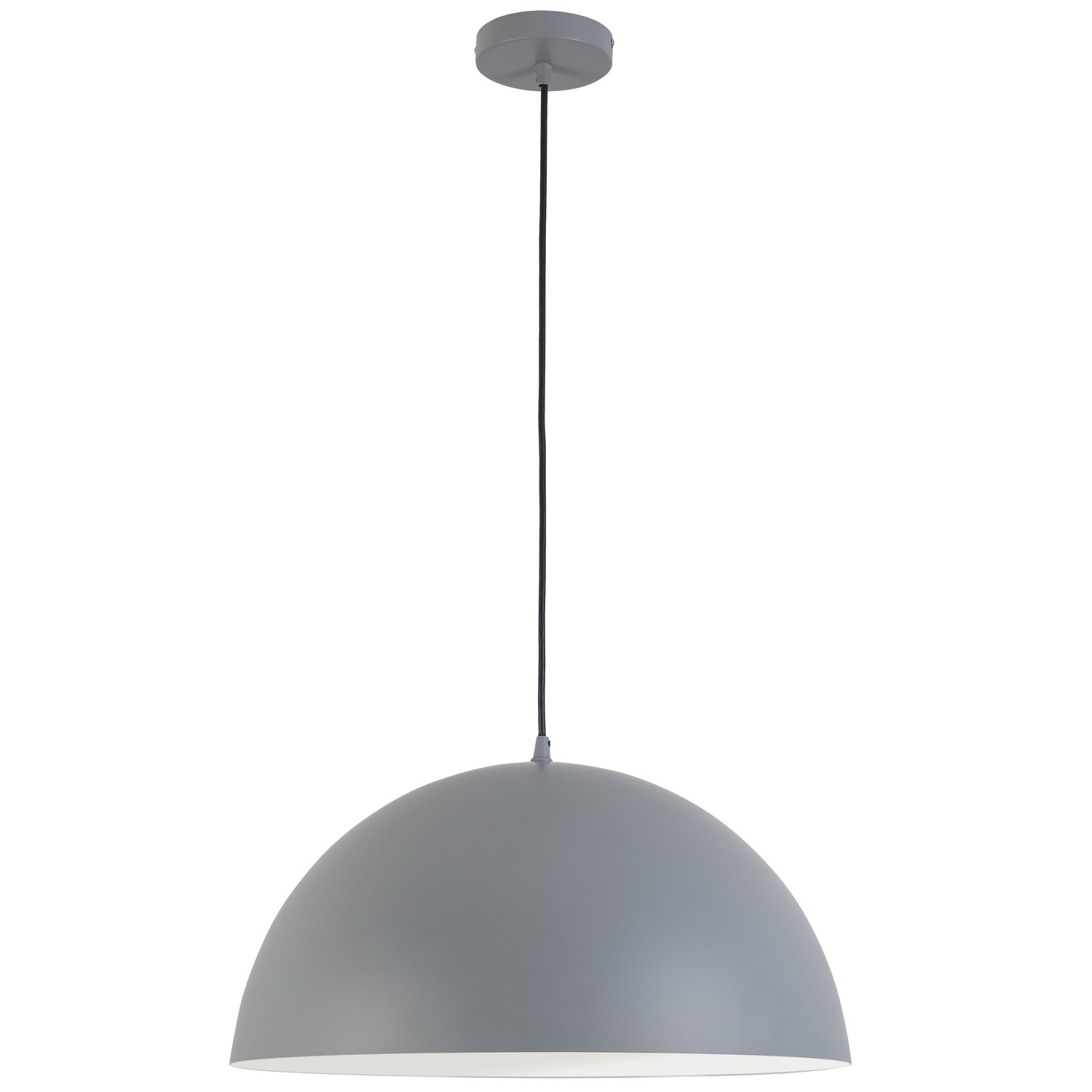 1 Light Incandescent 20" Pendant Grey