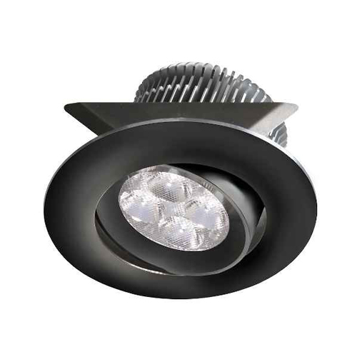 24V DC,8W Blk Adjust Mini LED Pot Light