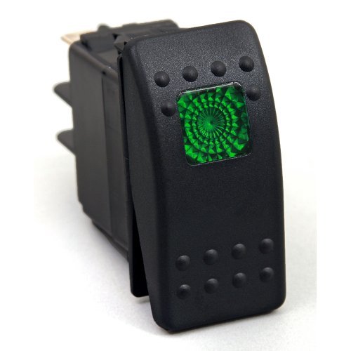 GREEN ROCKER SWITCH