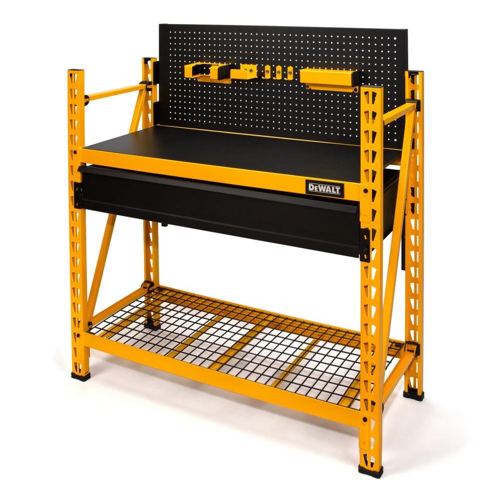 Dewalt Rakdxst3000Wb 2 Shelf Industrial Strg Rack workstation