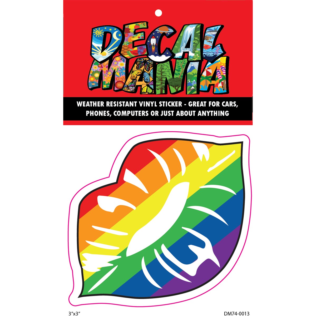 DecalMania - Pride Kiss 2PK 3in