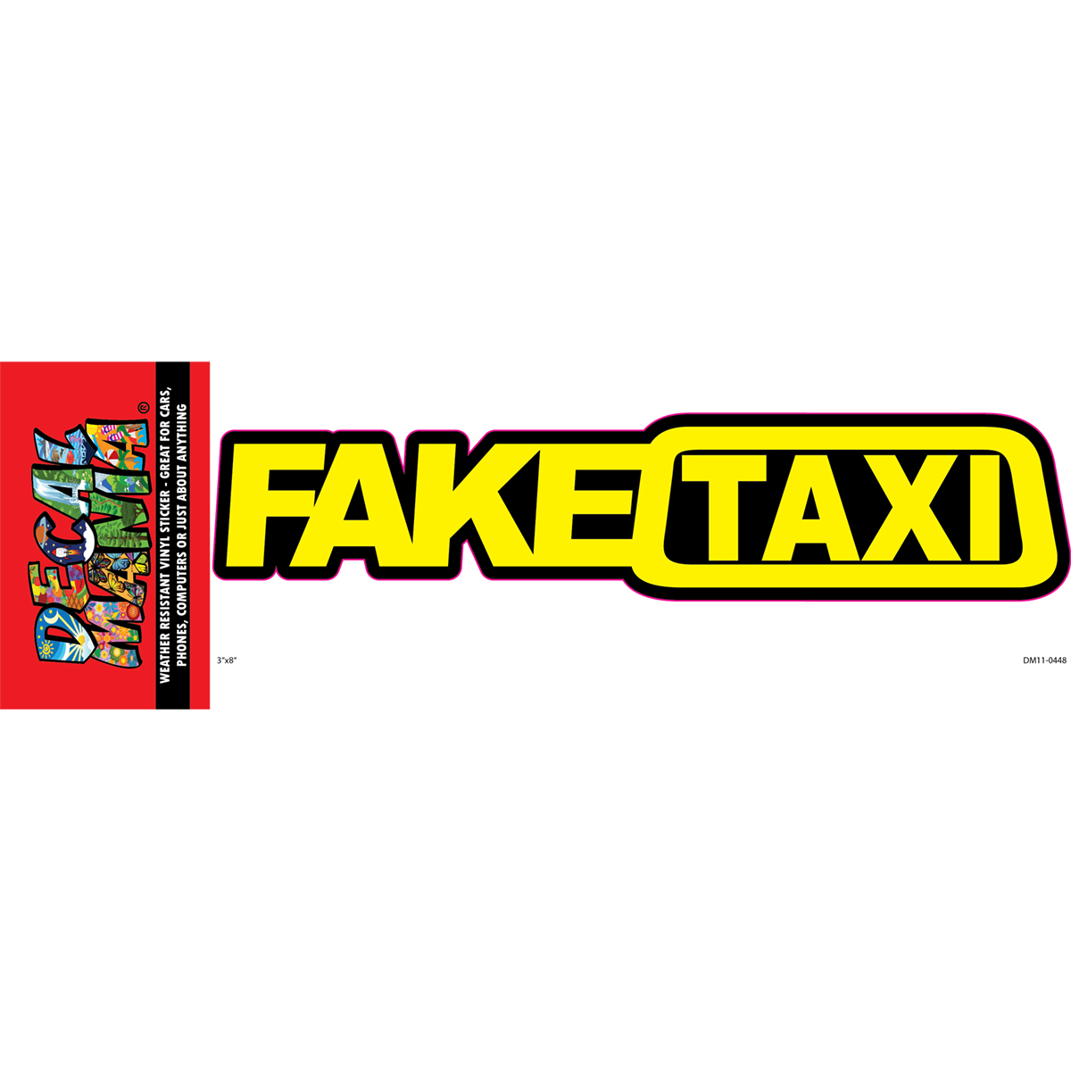 DecalMania - Fake Taxi 1PK 8in