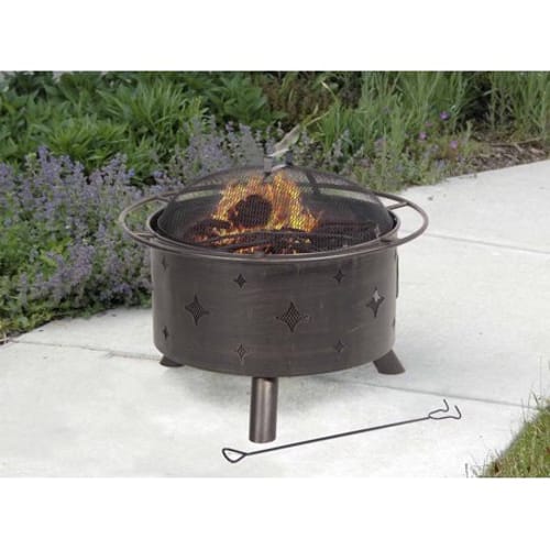 Lantana Steel Fire Bowl