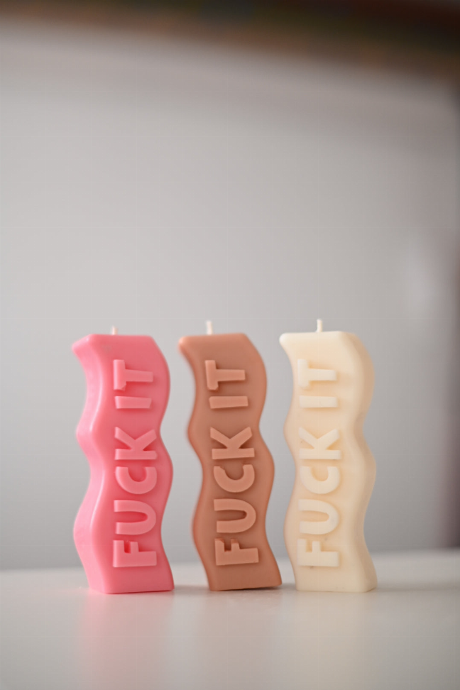 F*ck It Mini Candle Collection - Maple (Mezcal)