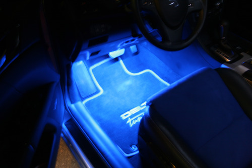 2x 12"LED 2 DR Floor Accent Light Strip - Blue