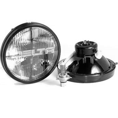 Quad-Bar Armored HALO LED Headlight Kit with LED Blinkers