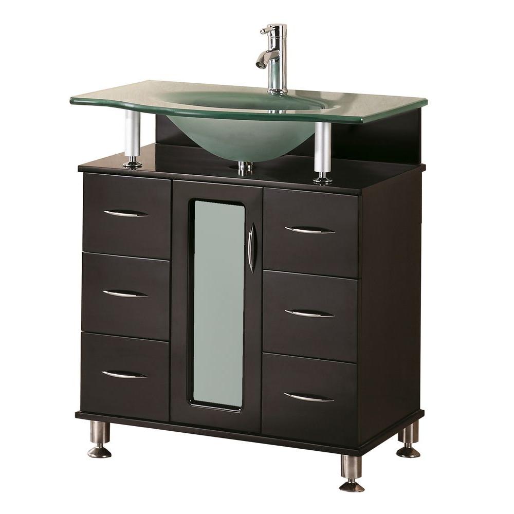 Bathroom Sink Vanity Set, 30" Single Drop-In Sink, Huntington