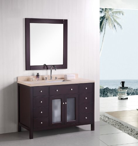 Venetian 48" Single Sink Vanity Set in Espresso