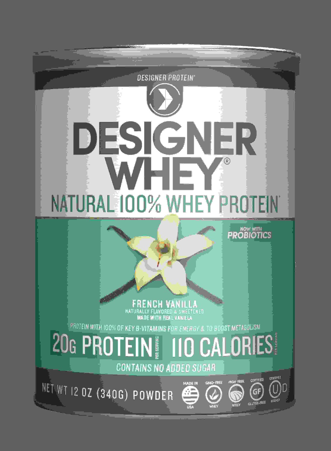 Designer Whey Plain/S Mapple Protein Powder (1x12OZ )