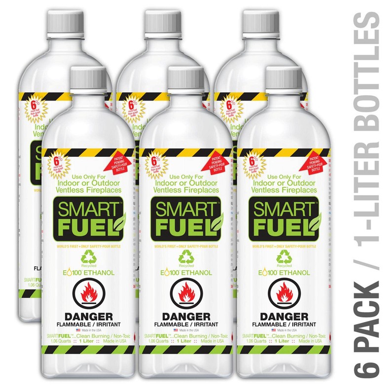 SmartFuel Liquid Bio-Ethanol Fuel for Fireplaces