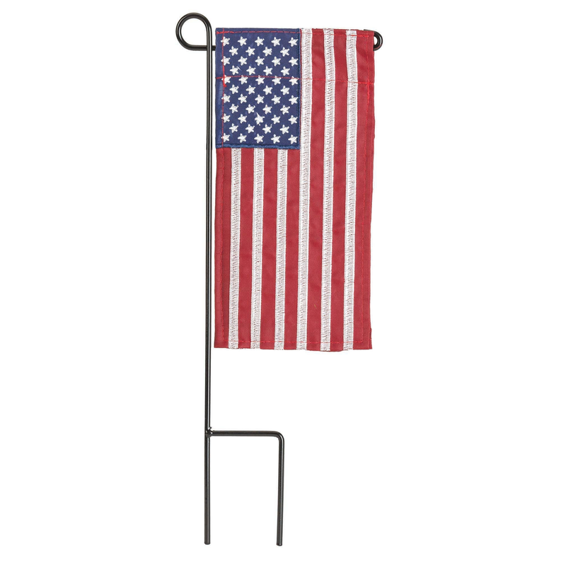 American Mini Flag With Flag Pole Stake