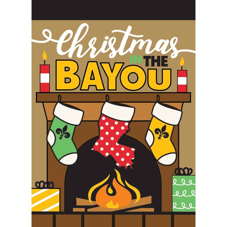 Christmas In The Bayou Flag