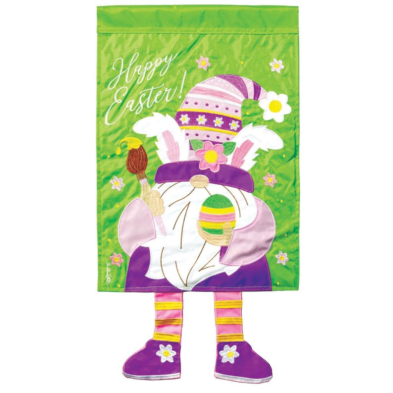 Crazy Leg Happy Easter Gnome 
