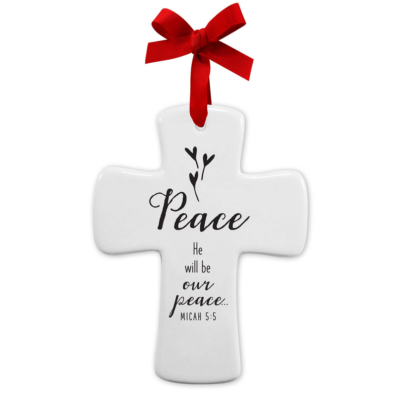 Cross Ceramic - Peace