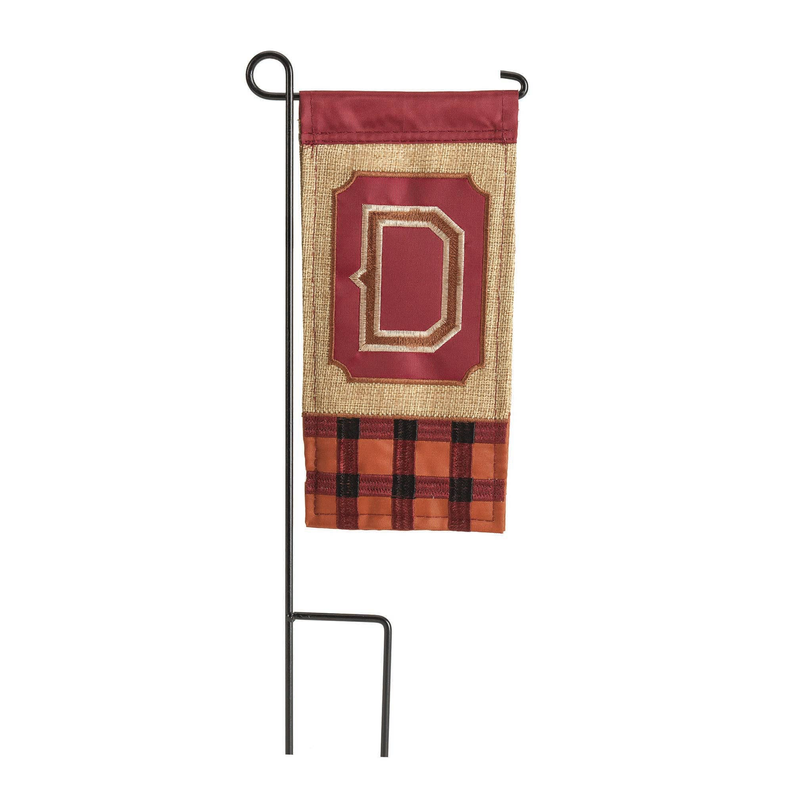 Fall Monogram Mini Flag