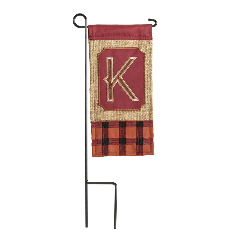 Fall Monogram Mini Flag