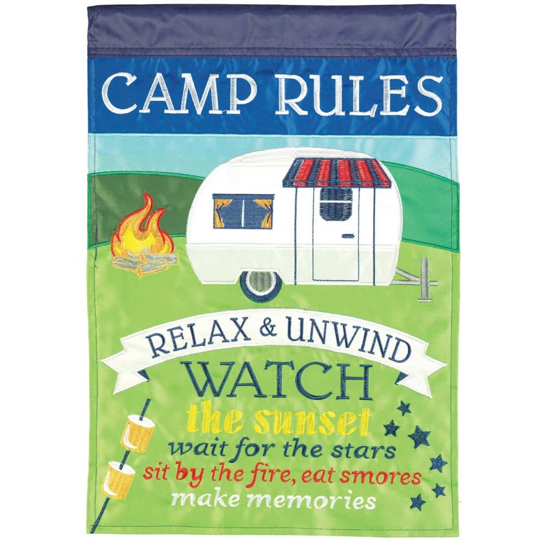 Flag Camp Rules Polyester 