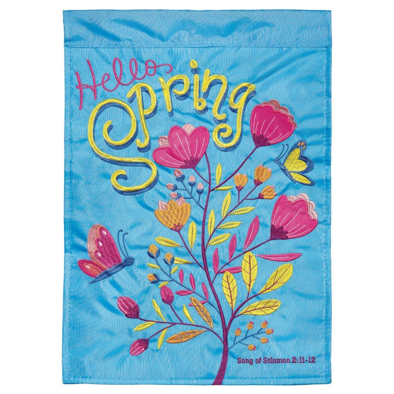 Flag Dapp Hello Spring Song 2:11-12 Garden