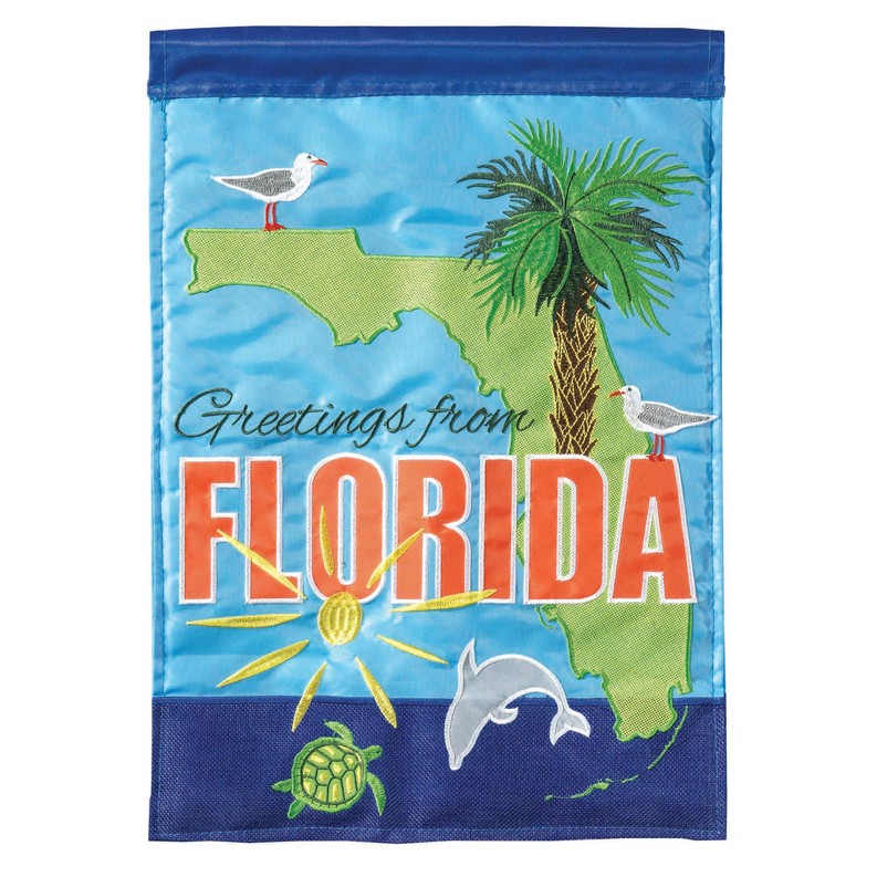 Flag Dbapp Garden Florida State-Greeting